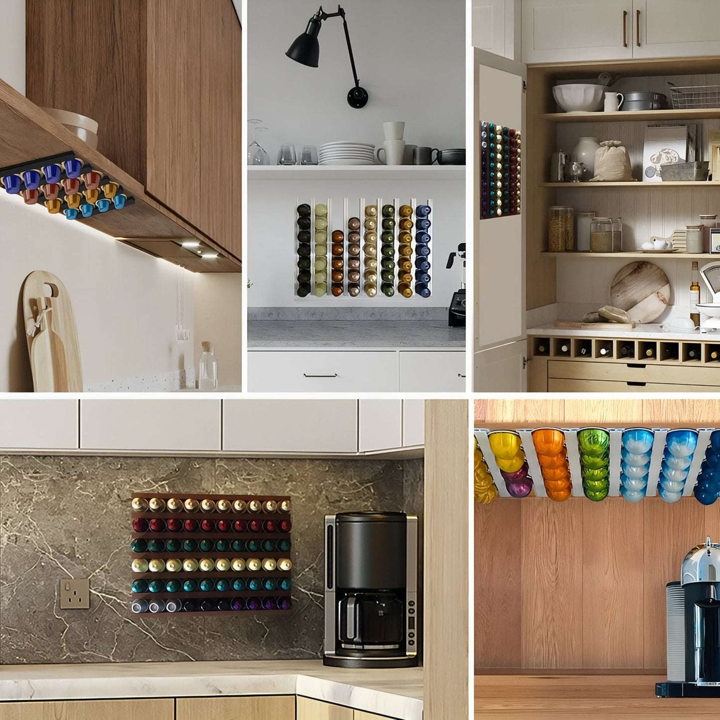 Porte-capsules Nespresso Mural