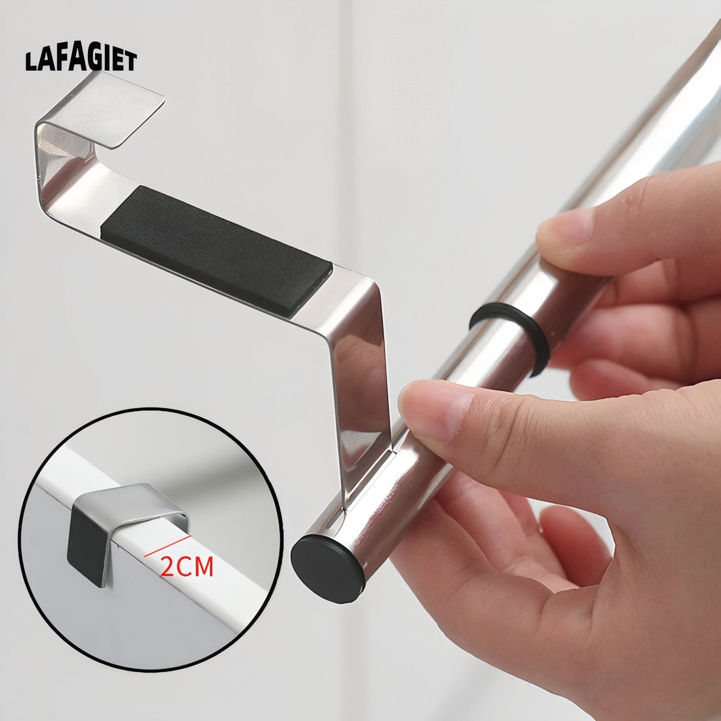 Porte-Serviette réglable en acier inoxydable