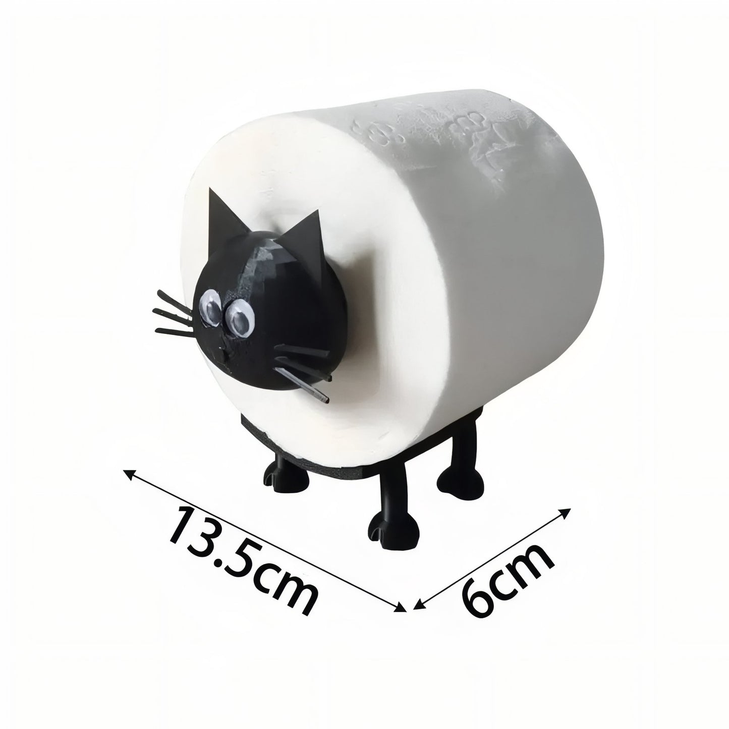 Distributeur De Papier Toilette Chat Animé Décoratif