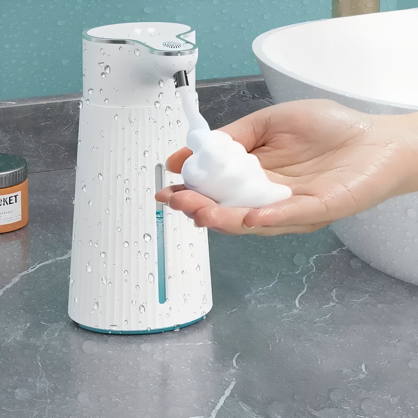 Distributeur De Savon Automatique Étanche Avec Mousse Rapide