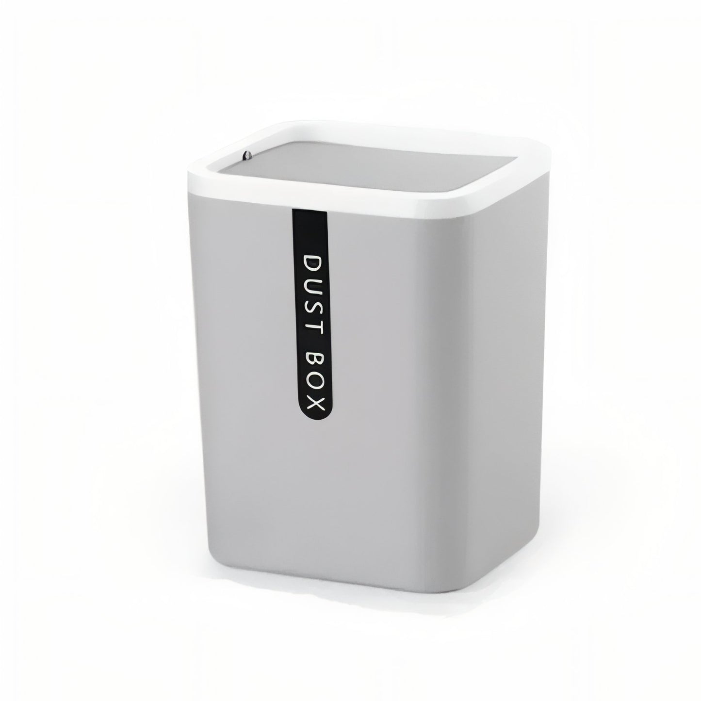 Poubelle Carrée À Couvercle Basculant Pour Salle De Bain Ou Toilette