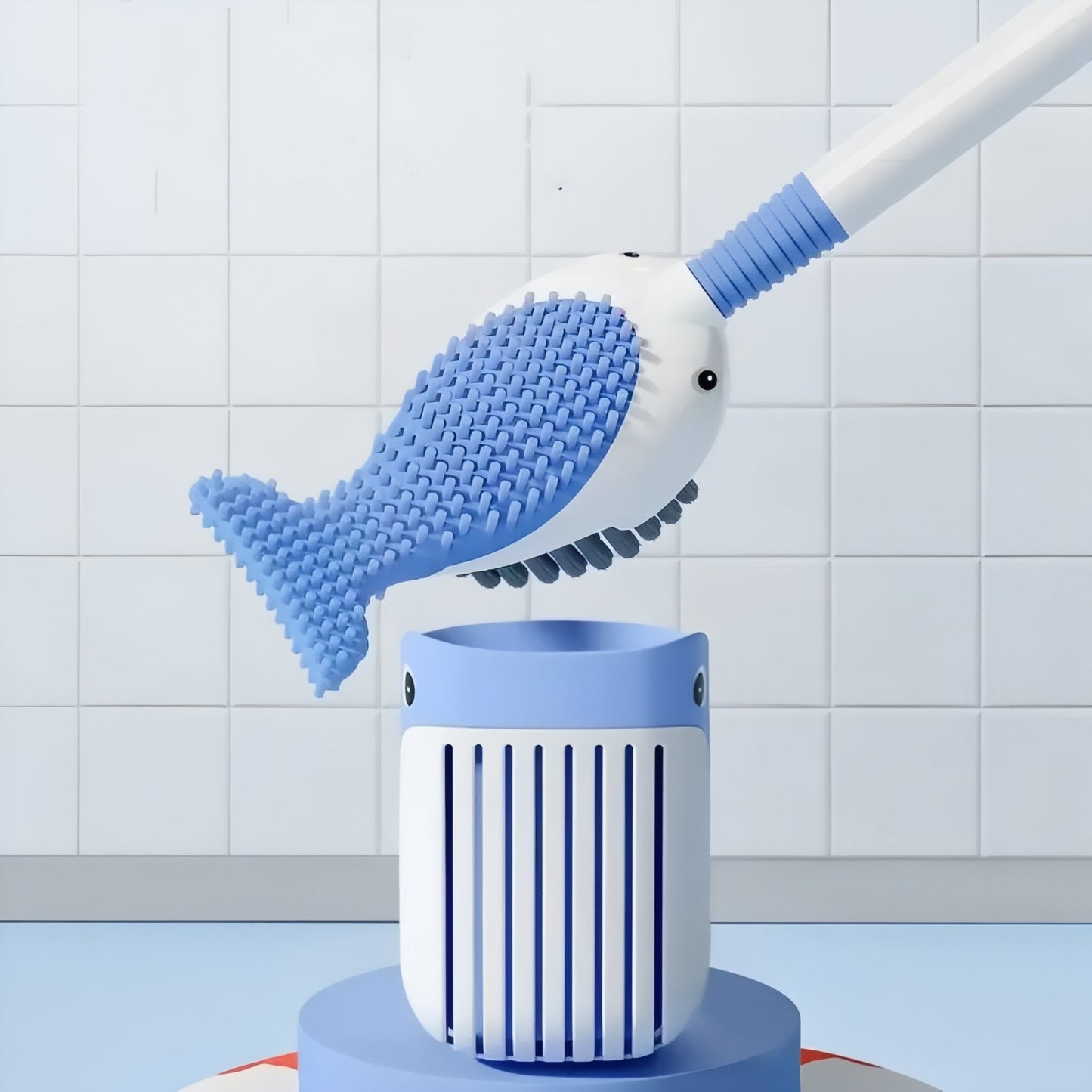 Brosse De Toilettes en Forme de Poisson