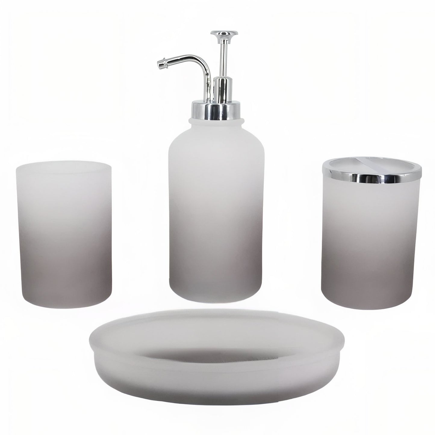 Accessoires De Salle De Bain Design Dégradé Gris