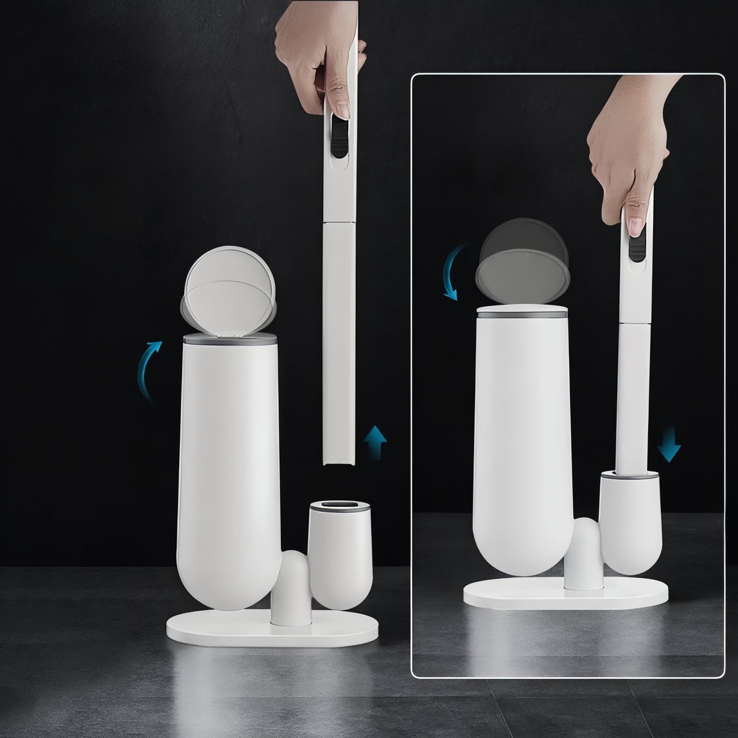Brosse De Toilette Avec Support Minimaliste