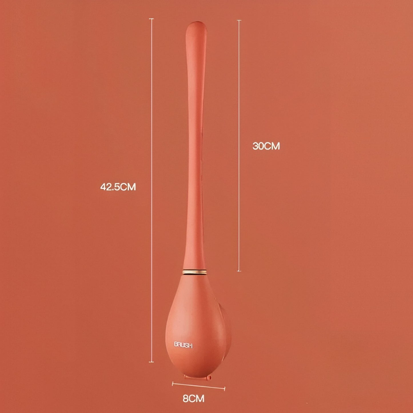 Brosse De Toilette Murale Moderne Avec Support Adhésif