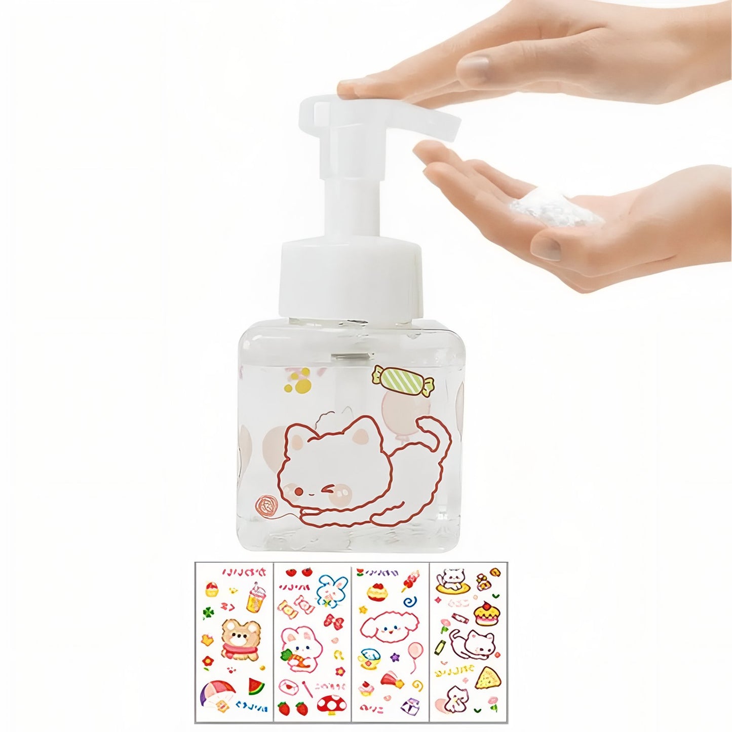Distributeur De Savon À Motifs Animaliers Pour Savon Mousse Enfants