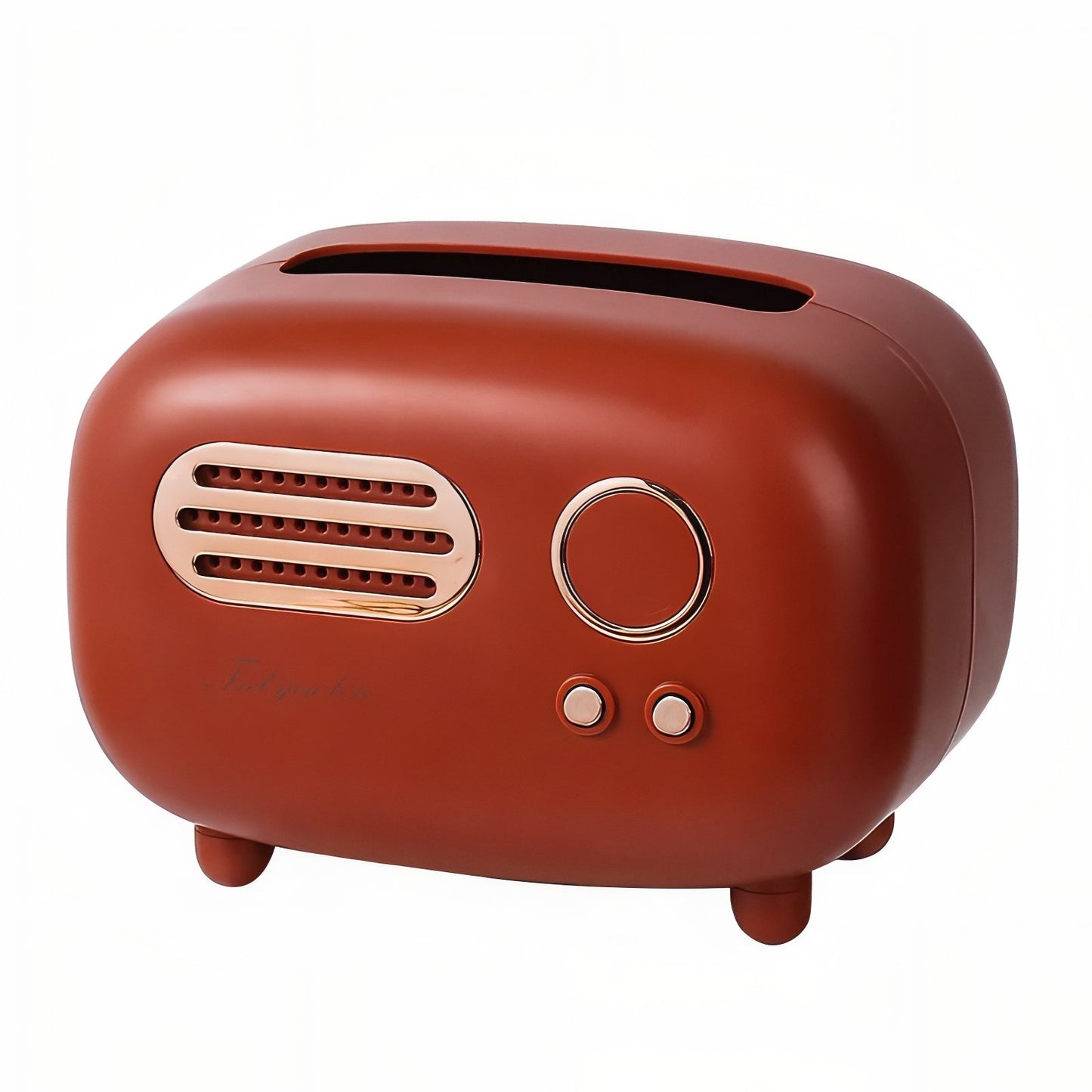 Distributeur De Mouchoirs Rectangulaire Design Rétro Forme Radio