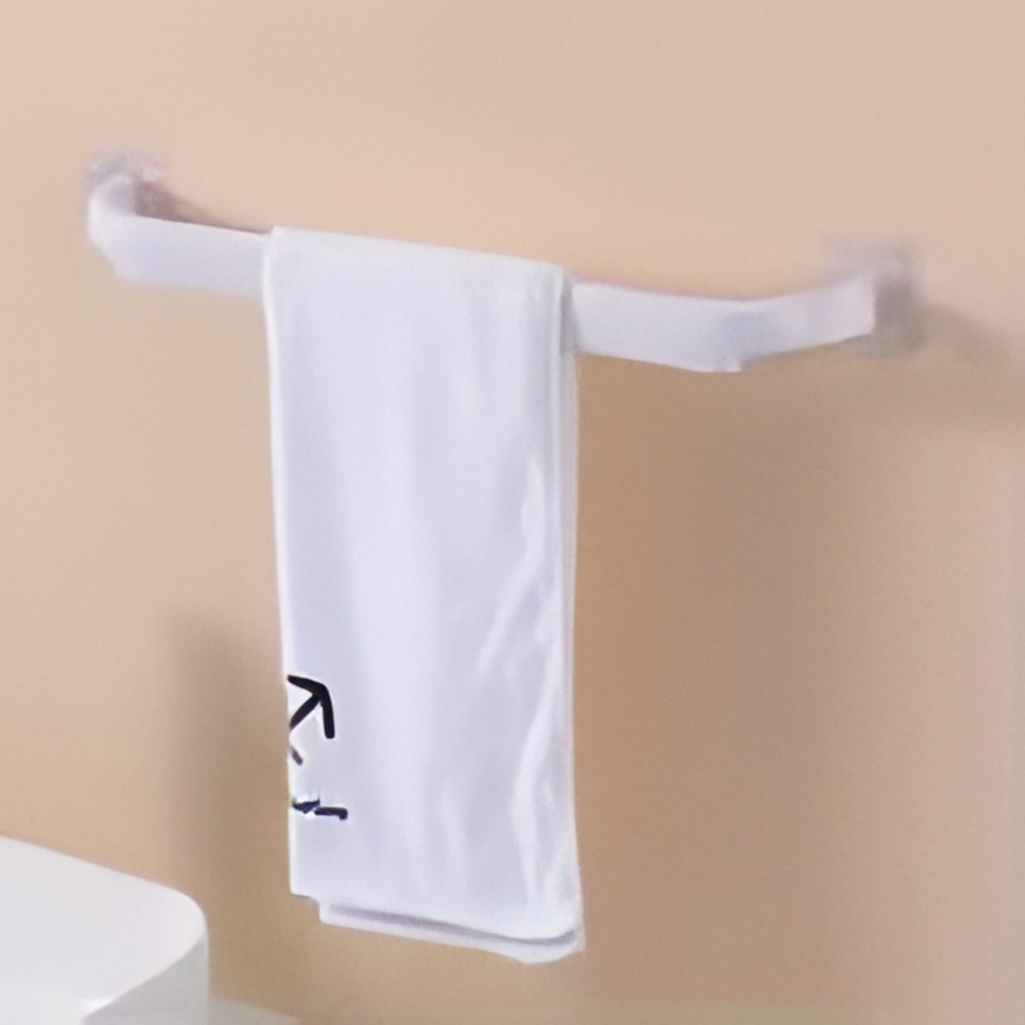 Porte-Serviette Salle De Bain Mural Adhésif Sans Percer