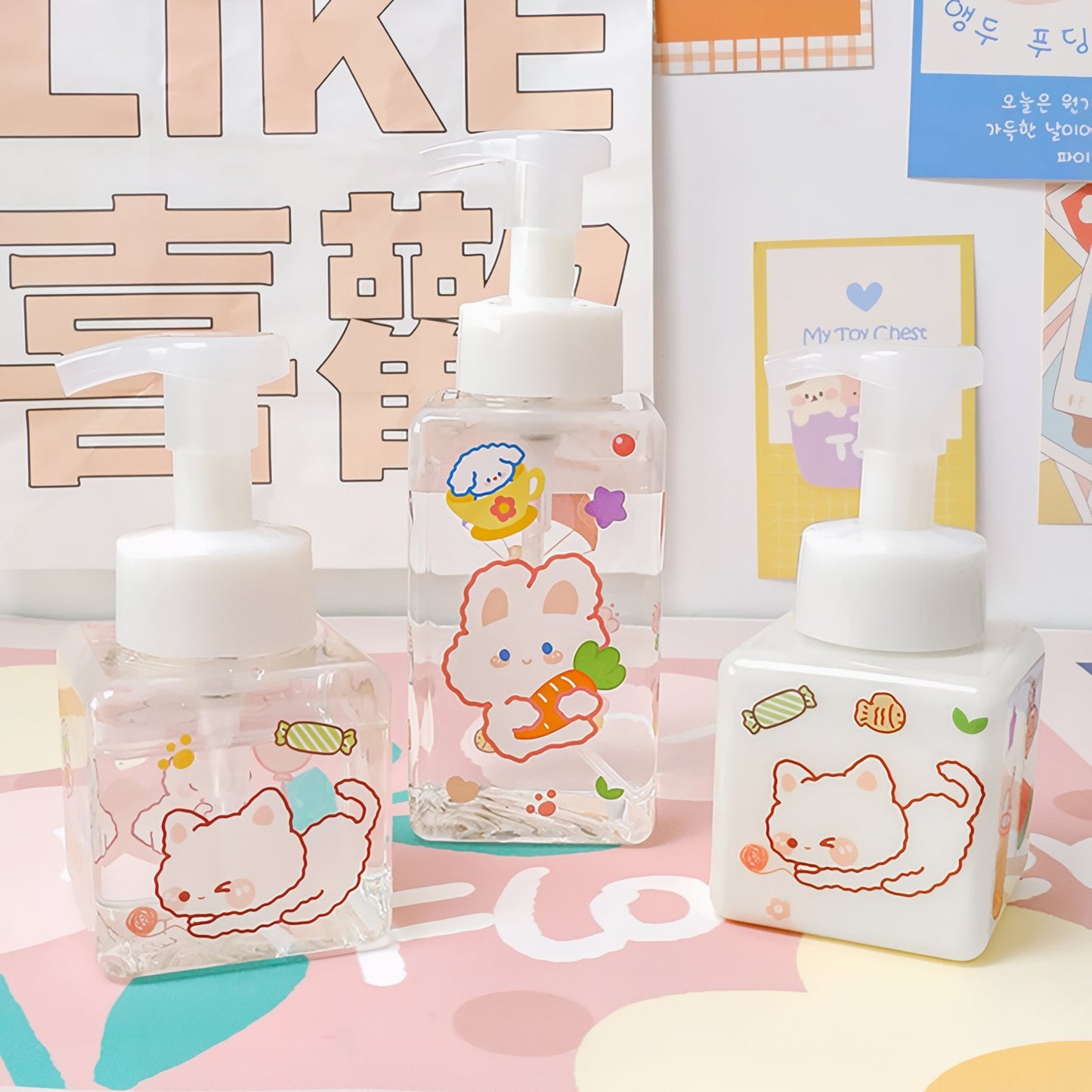 Distributeur De Savon À Motifs Animaliers Pour Savon Mousse Enfants