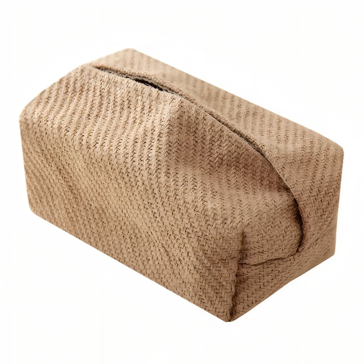 Boîte À Mouchoirs En Tissu Naturel