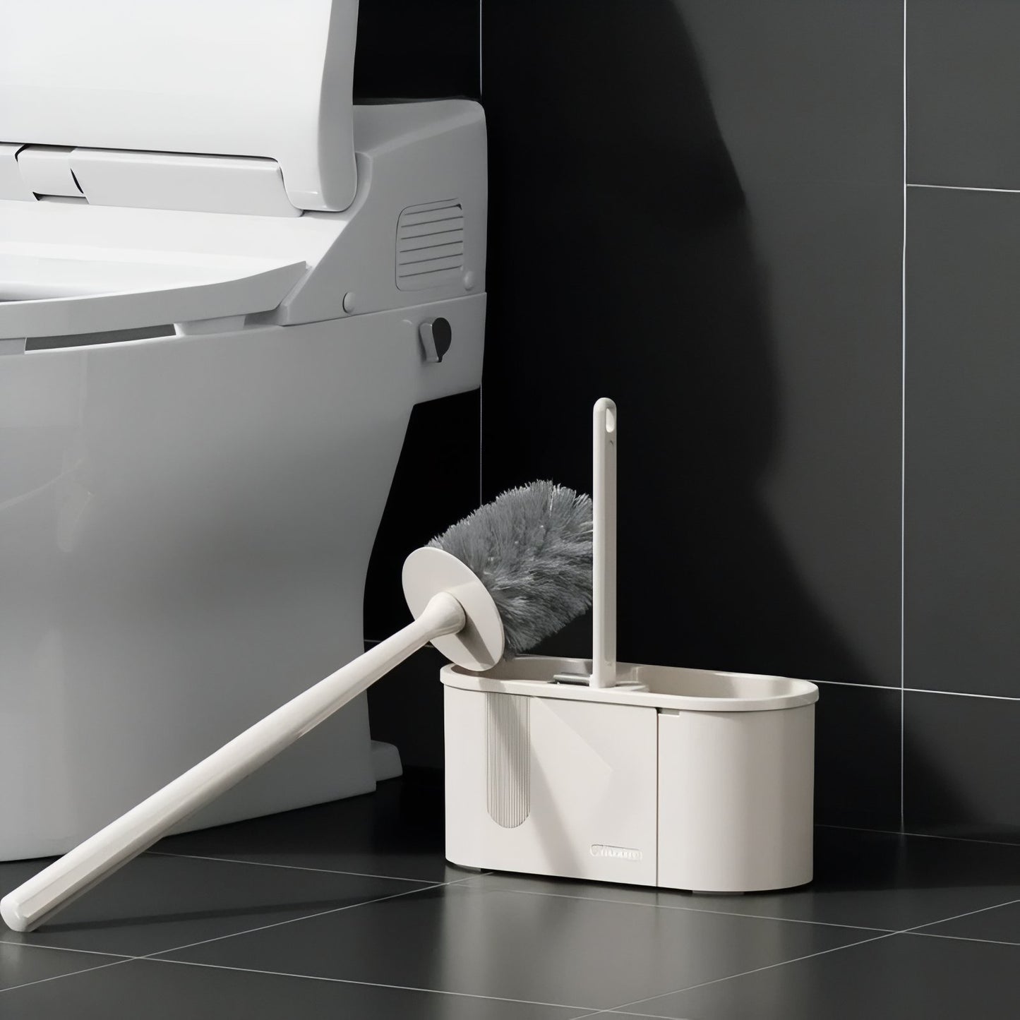 Brosse De Toilette Avec Support Amovible Pour Accessoires