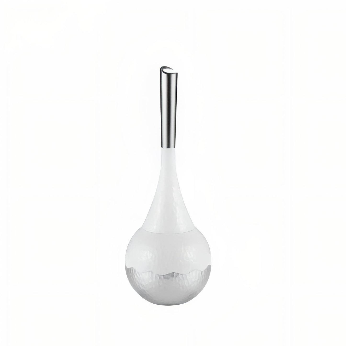Brosse De Toilette Originale Avec Poignée Design Et Finition Métallique