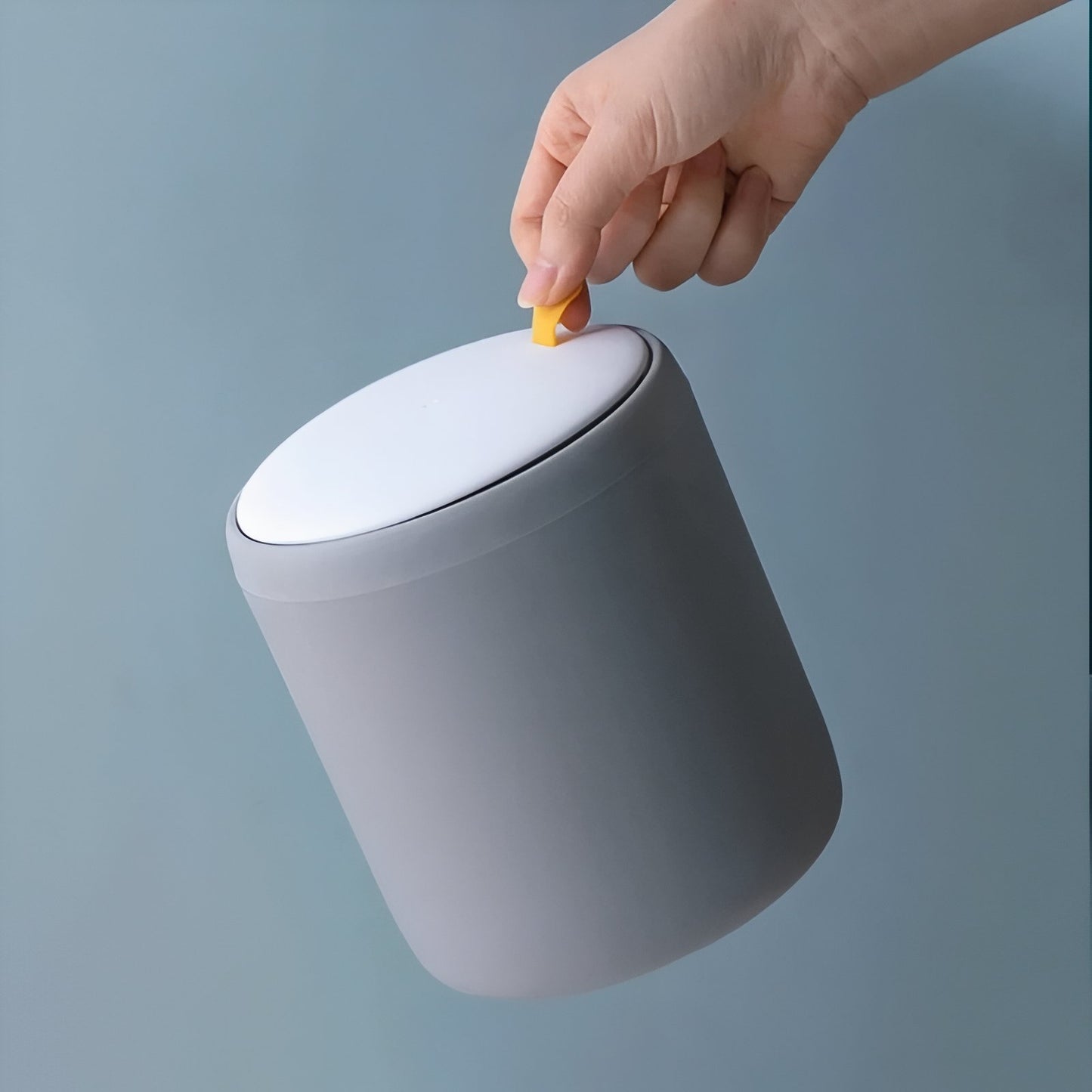 Mini Poubelle Design Avec Couvercle Étanche Et Coloré