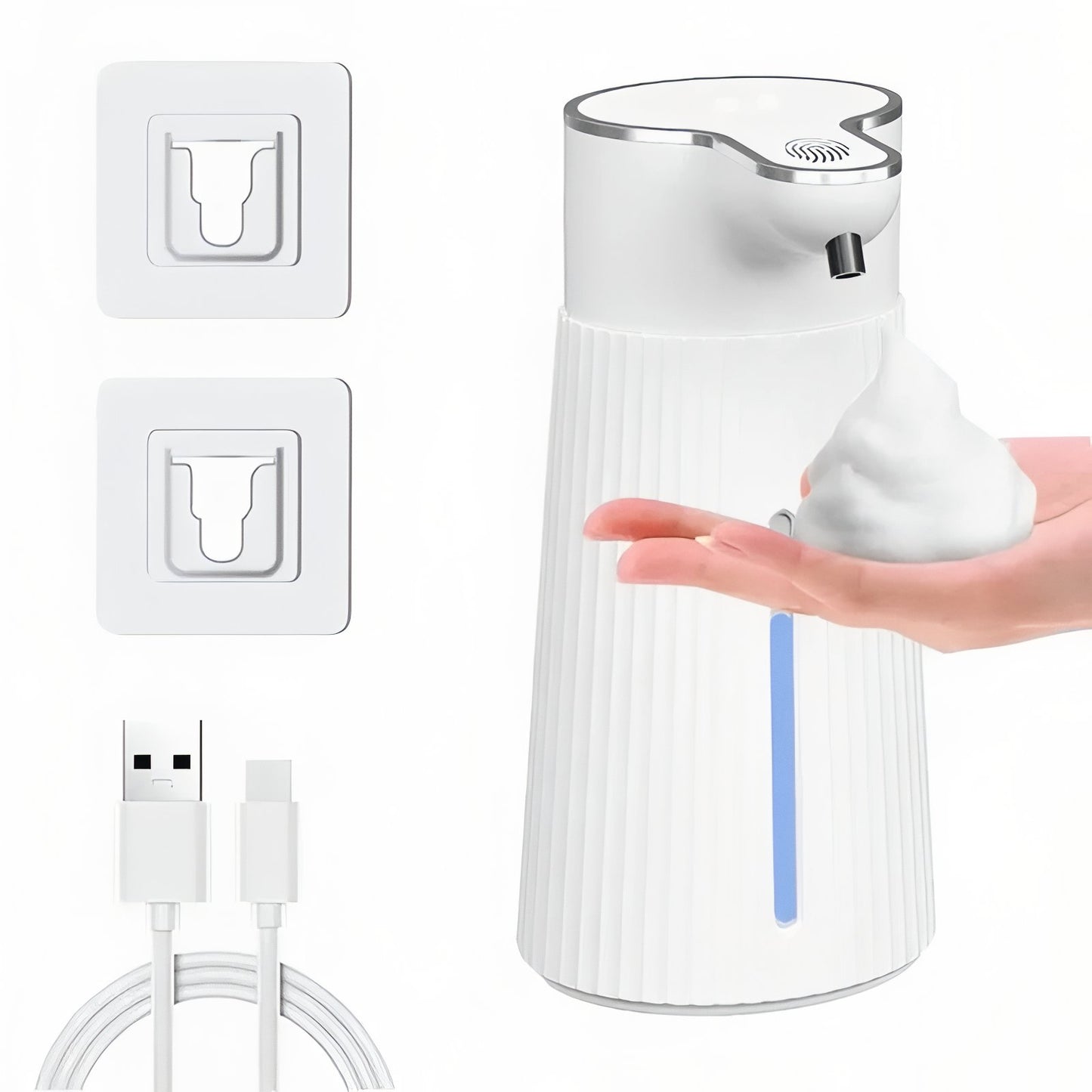 Distributeur De Savon Automatique Étanche Avec Mousse Rapide