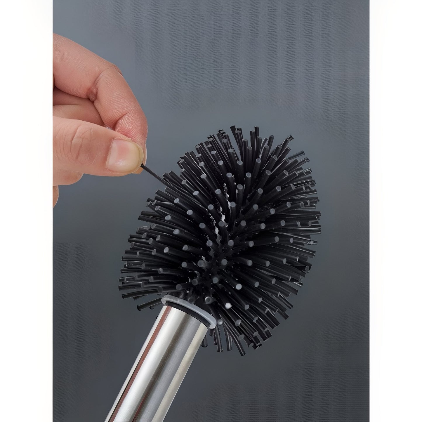 Brosse de Toilette Noire Brillante