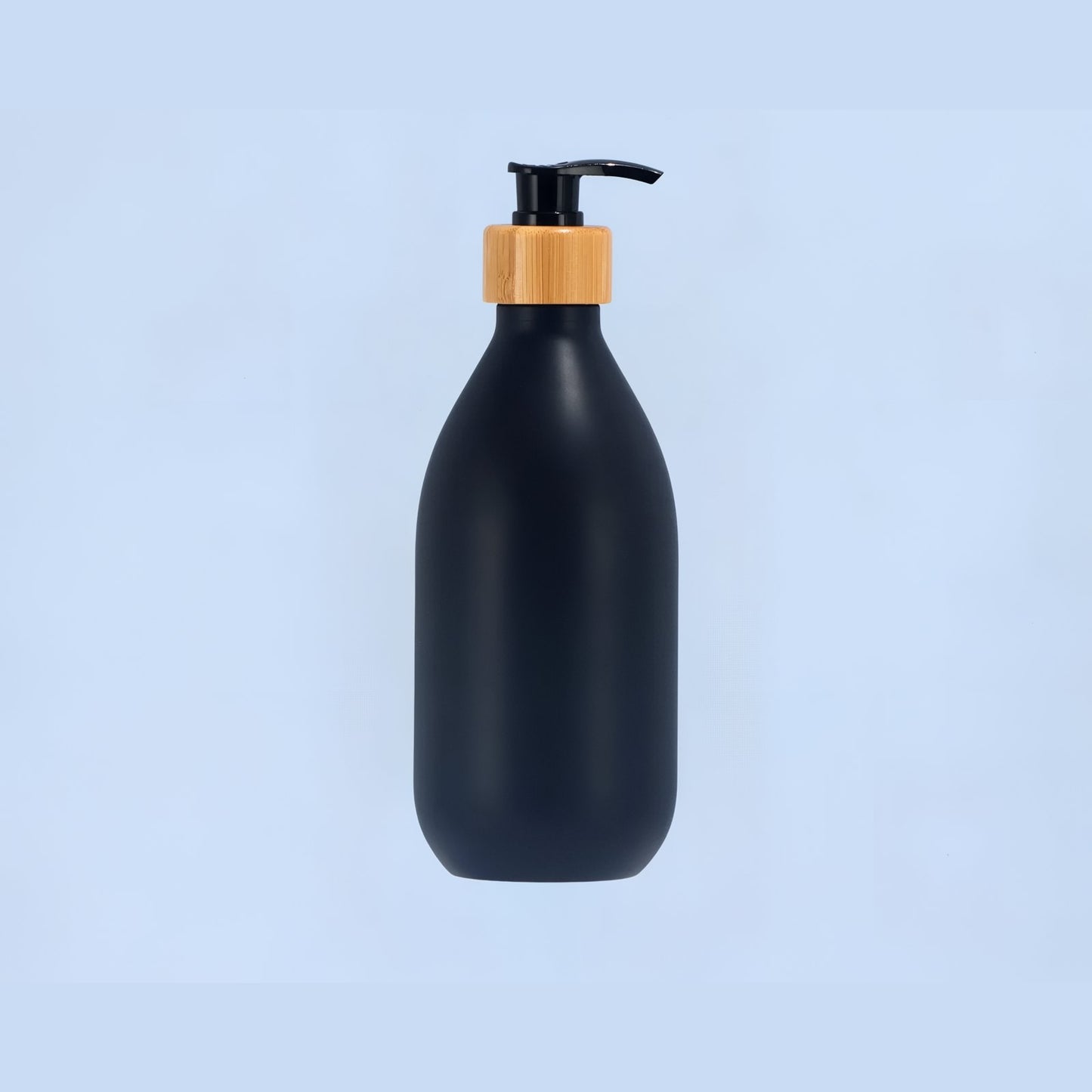 Distributeur de Shampooing et Gel Douche avec Pompe en Bambou