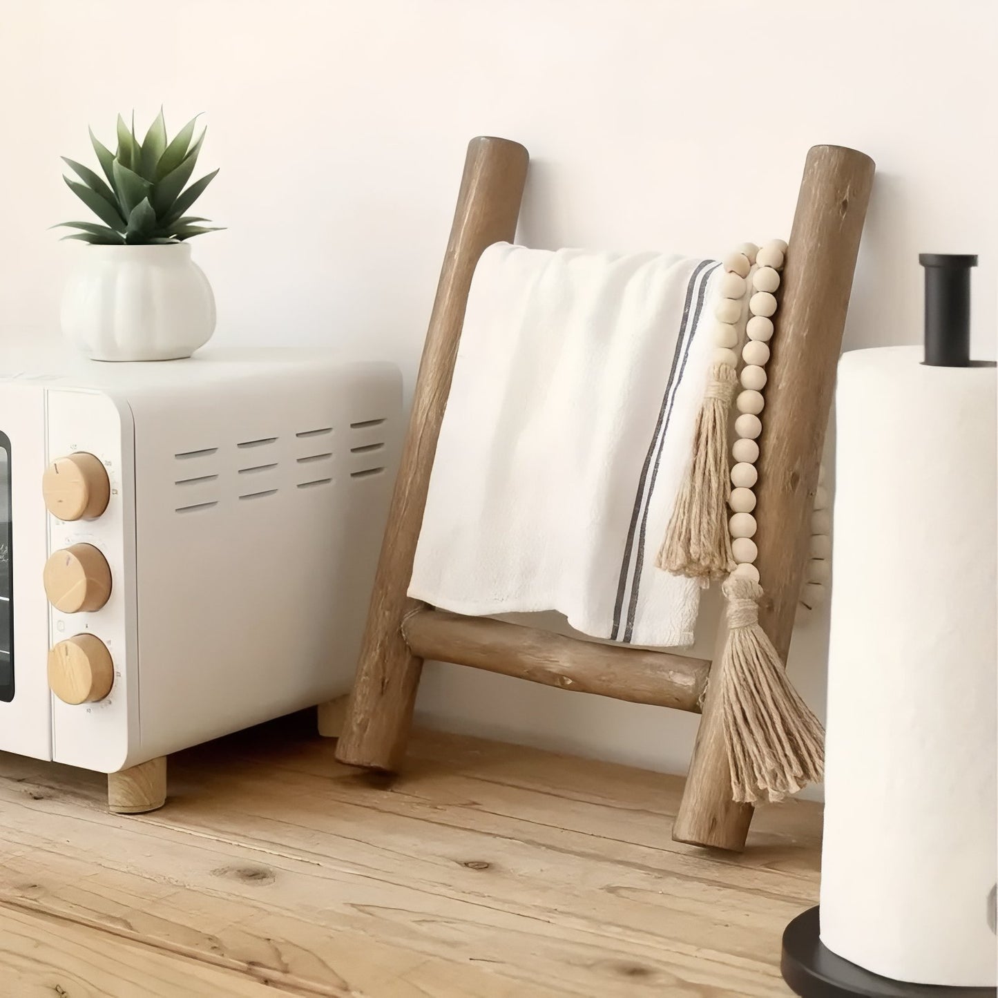 Échelle En Bois Porte-Serviettes