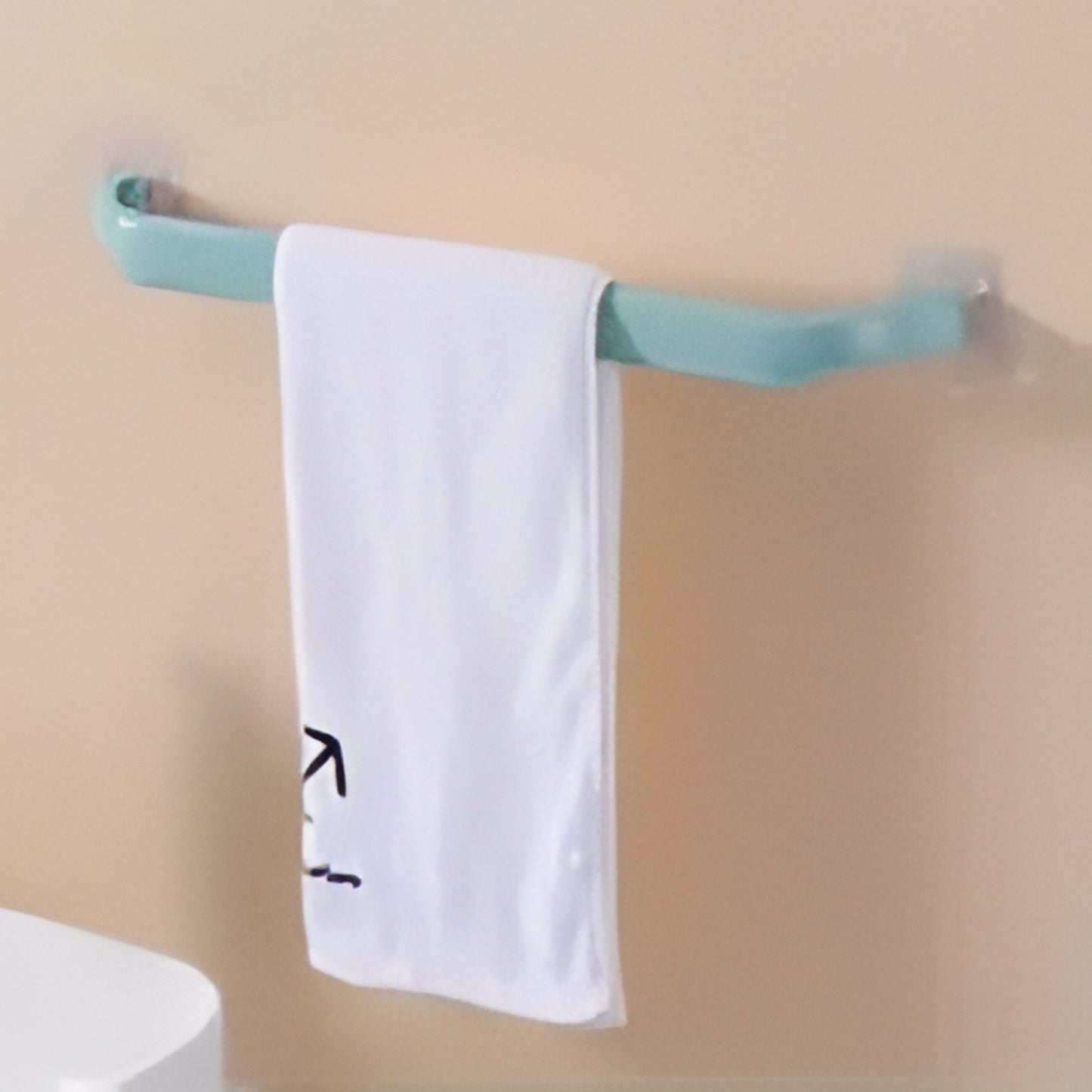 Porte-Serviette Salle De Bain Mural Adhésif Sans Percer