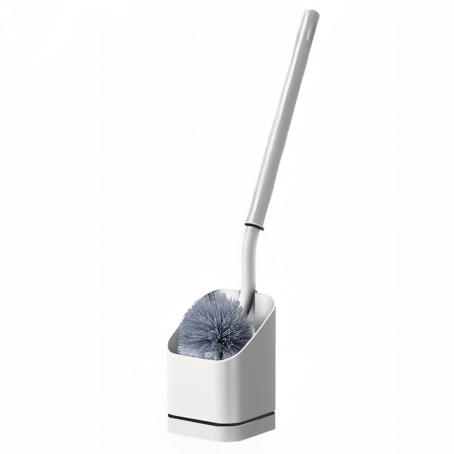 Brosse De Toilette En Silicone Avec Manche Ergonomique