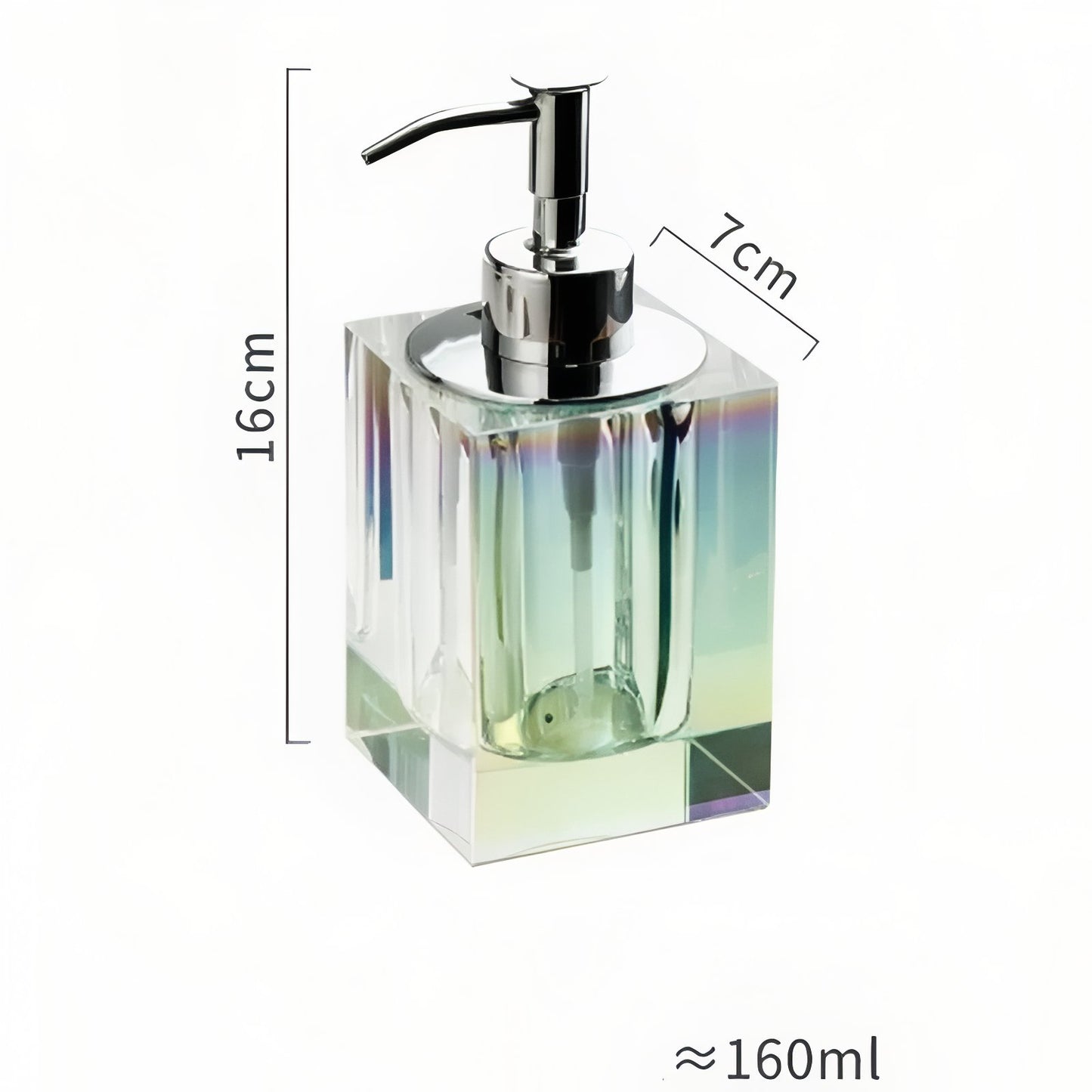 Accessoires De Salle De Bain Luxe En Cristal Noir Et Reflets Brillants