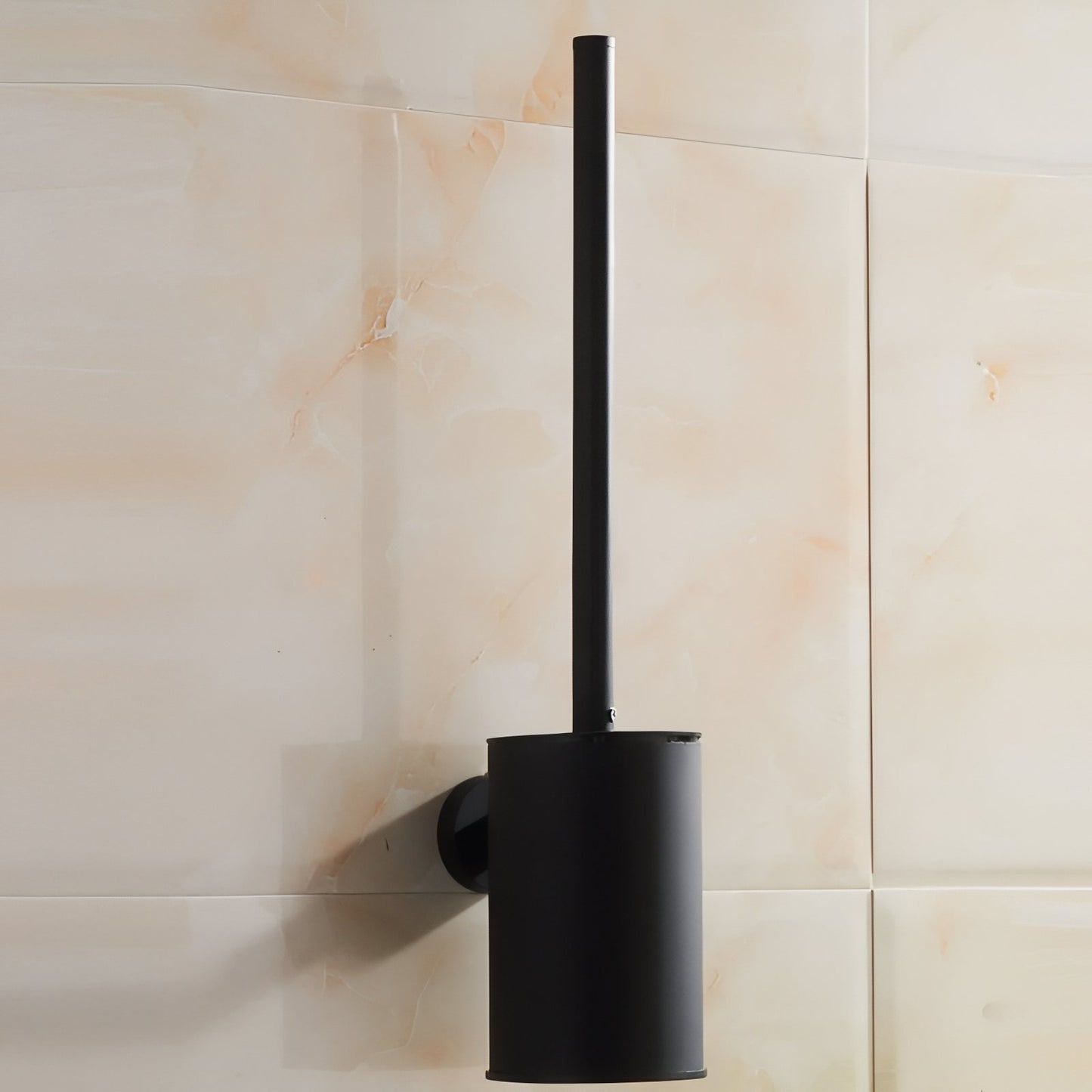 Brosse De Toilette Murale En Acier Inoxydable Doré, Argenté Et Noir Mat