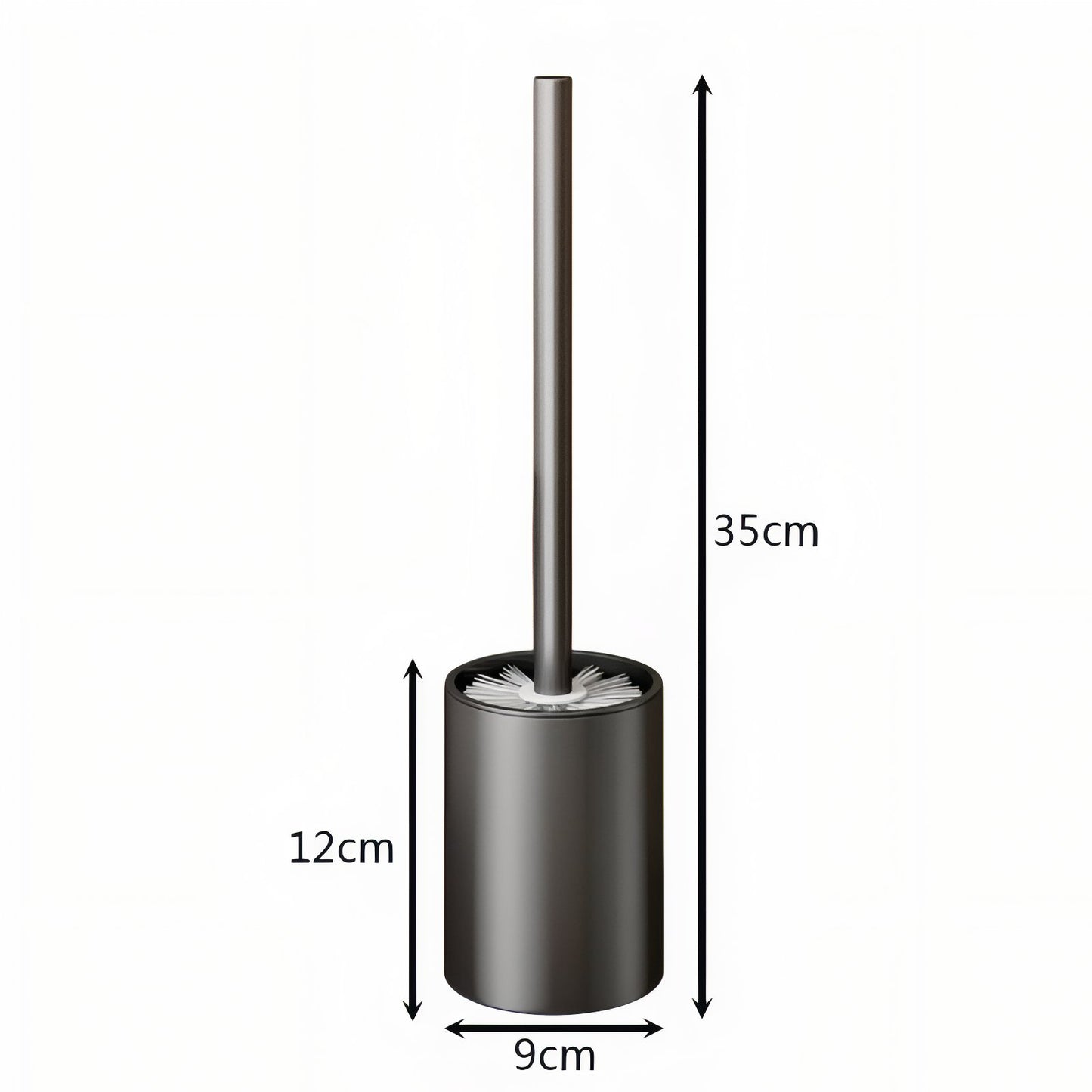 Brosse De Toilette Mural En Acier Inoxydable Design