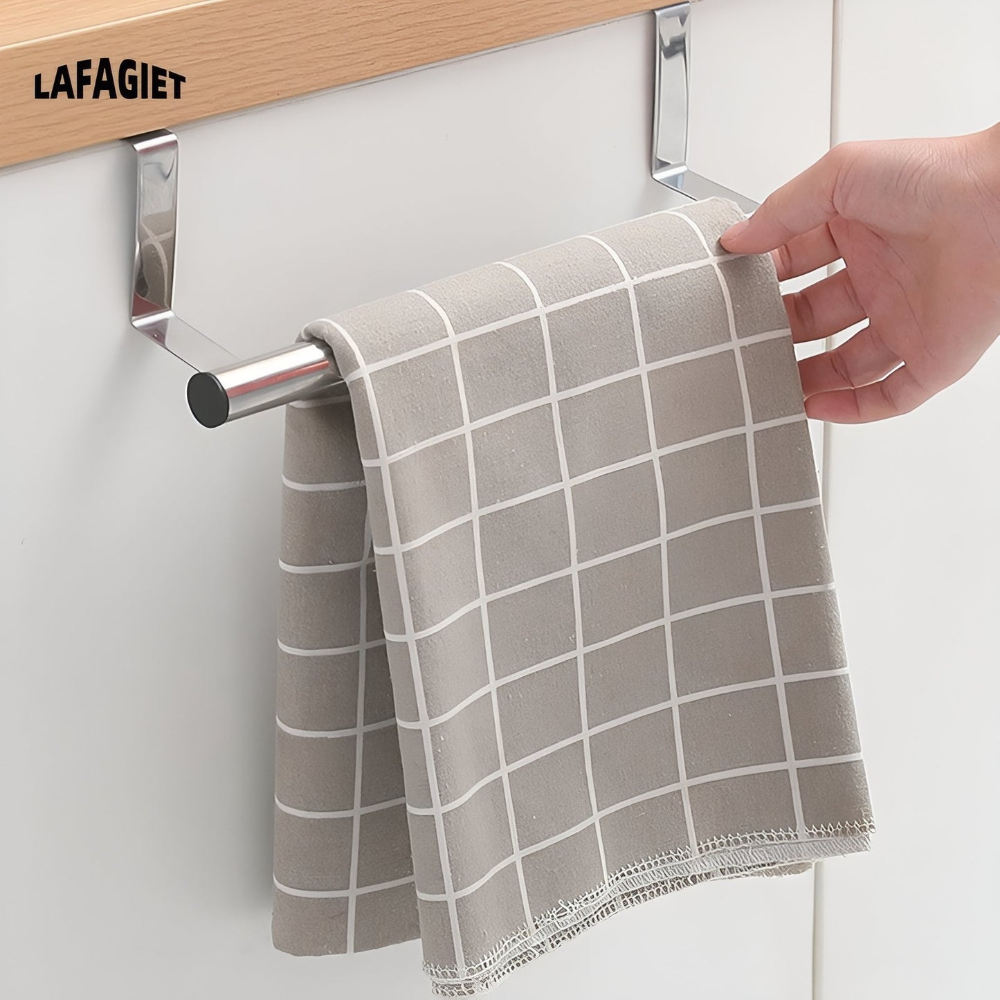 Porte-Serviette réglable en acier inoxydable