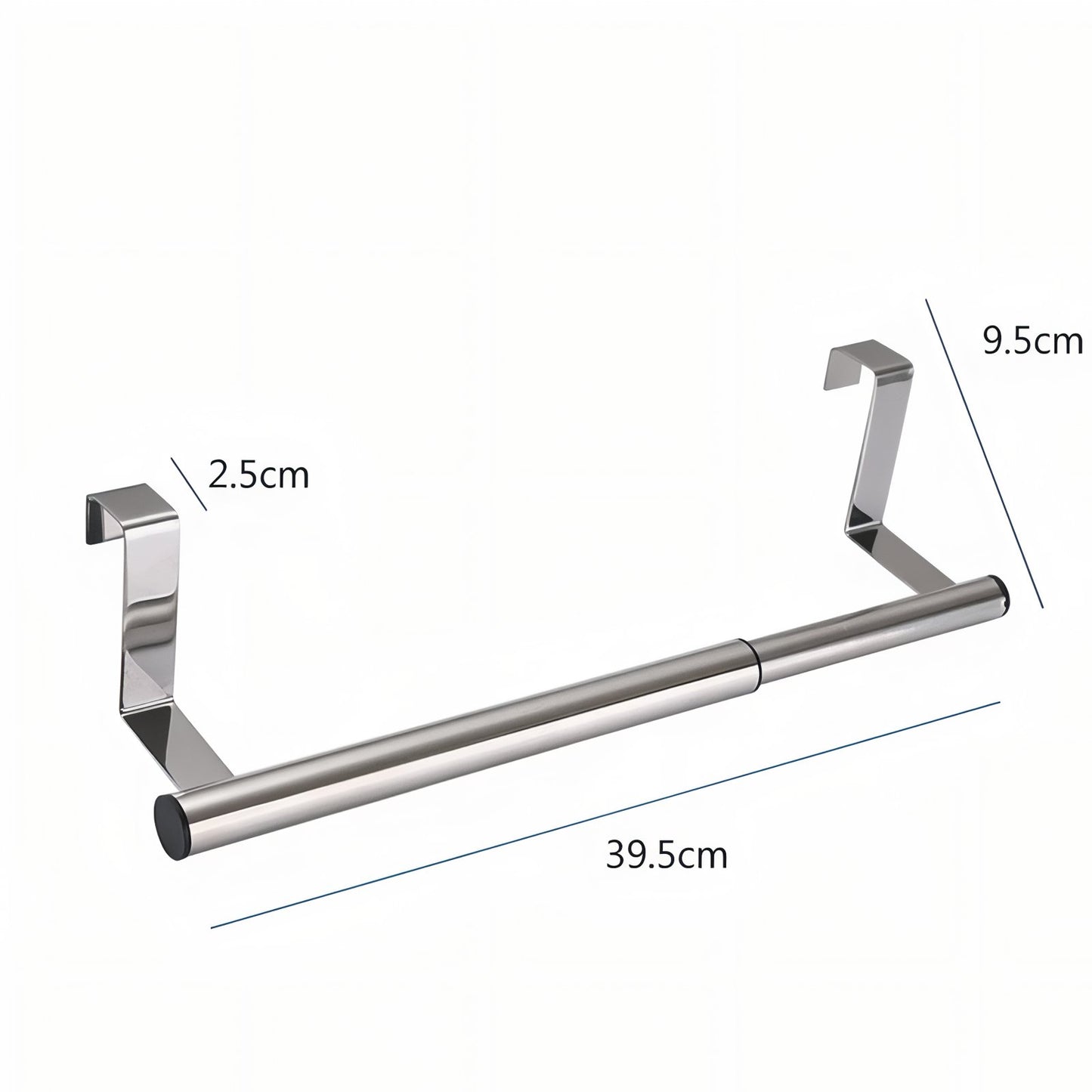 Porte-Serviette réglable en acier inoxydable