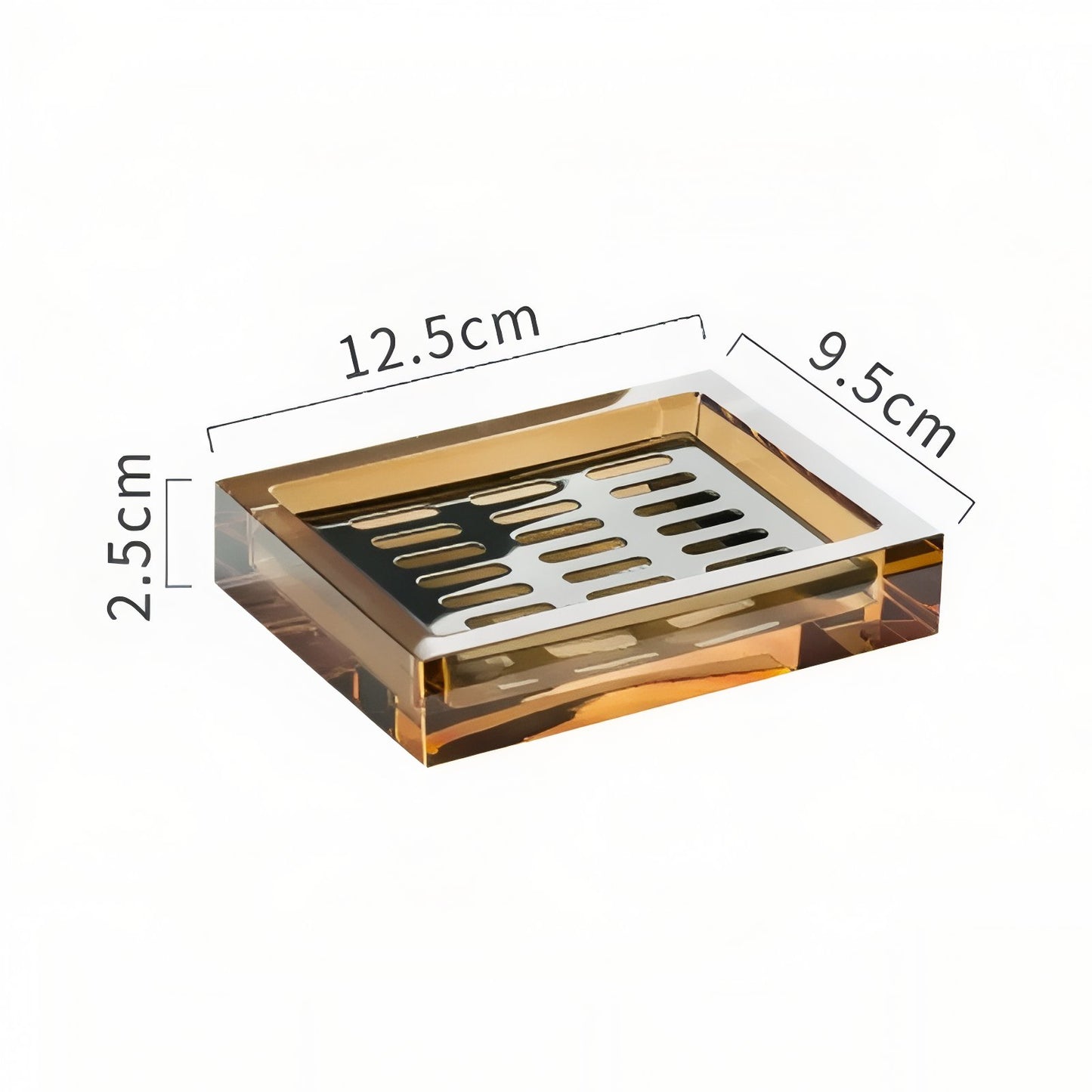 Accessoires De Salle De Bain Luxe En Cristal Noir Et Reflets Brillants