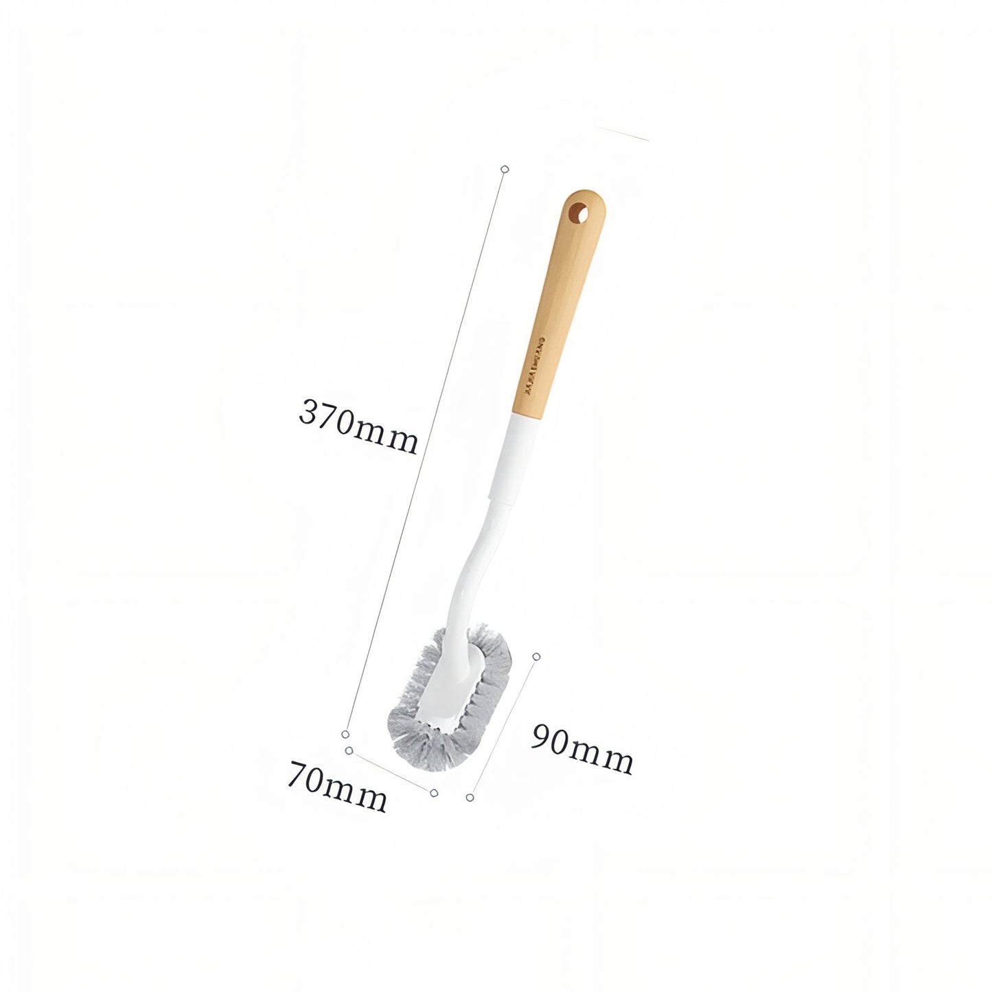 Brosse De Toilette Murale Avec Manche En Bois Design Moderne