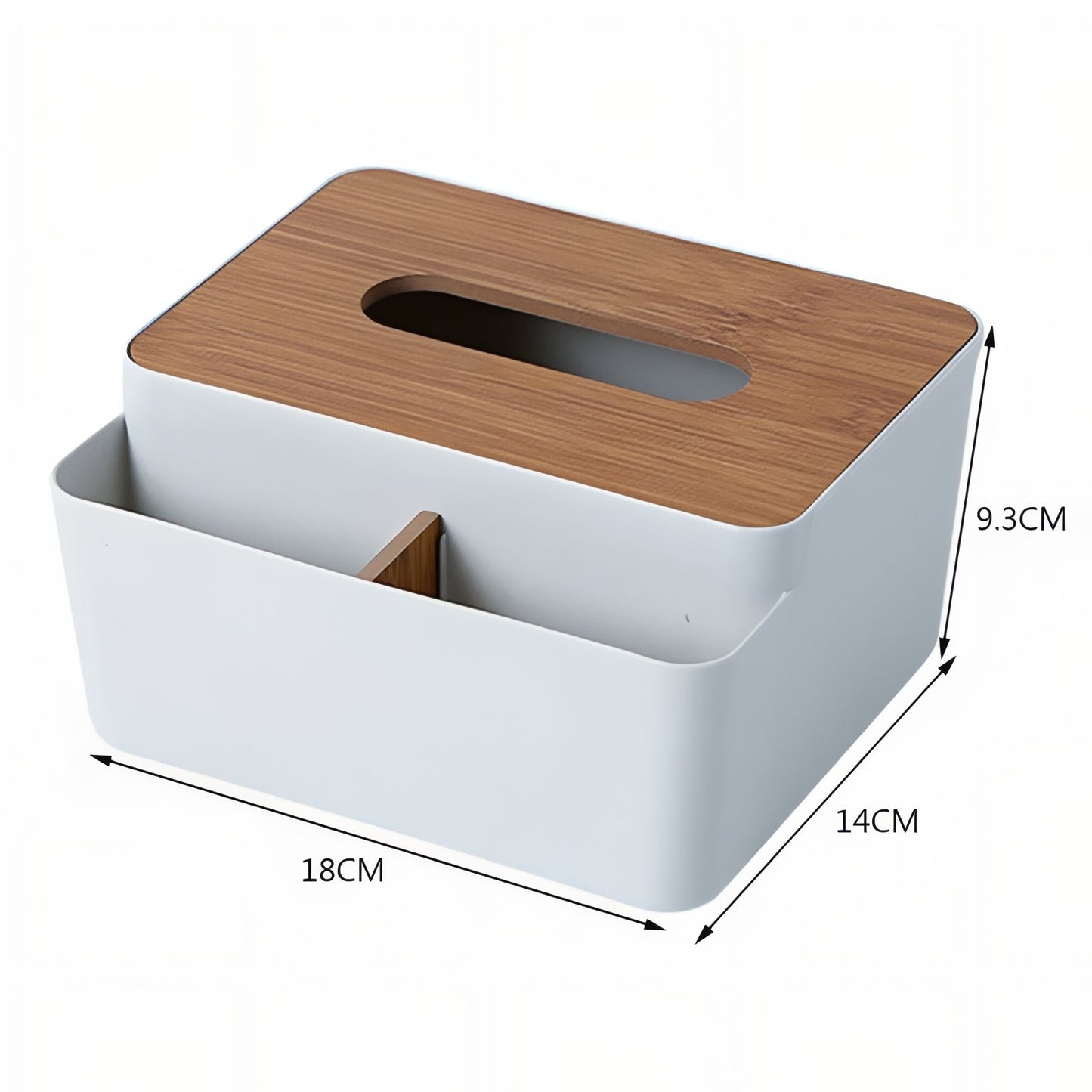 Distributeur De Mouchoirs Design Moderne Avec Couvercle En Bois