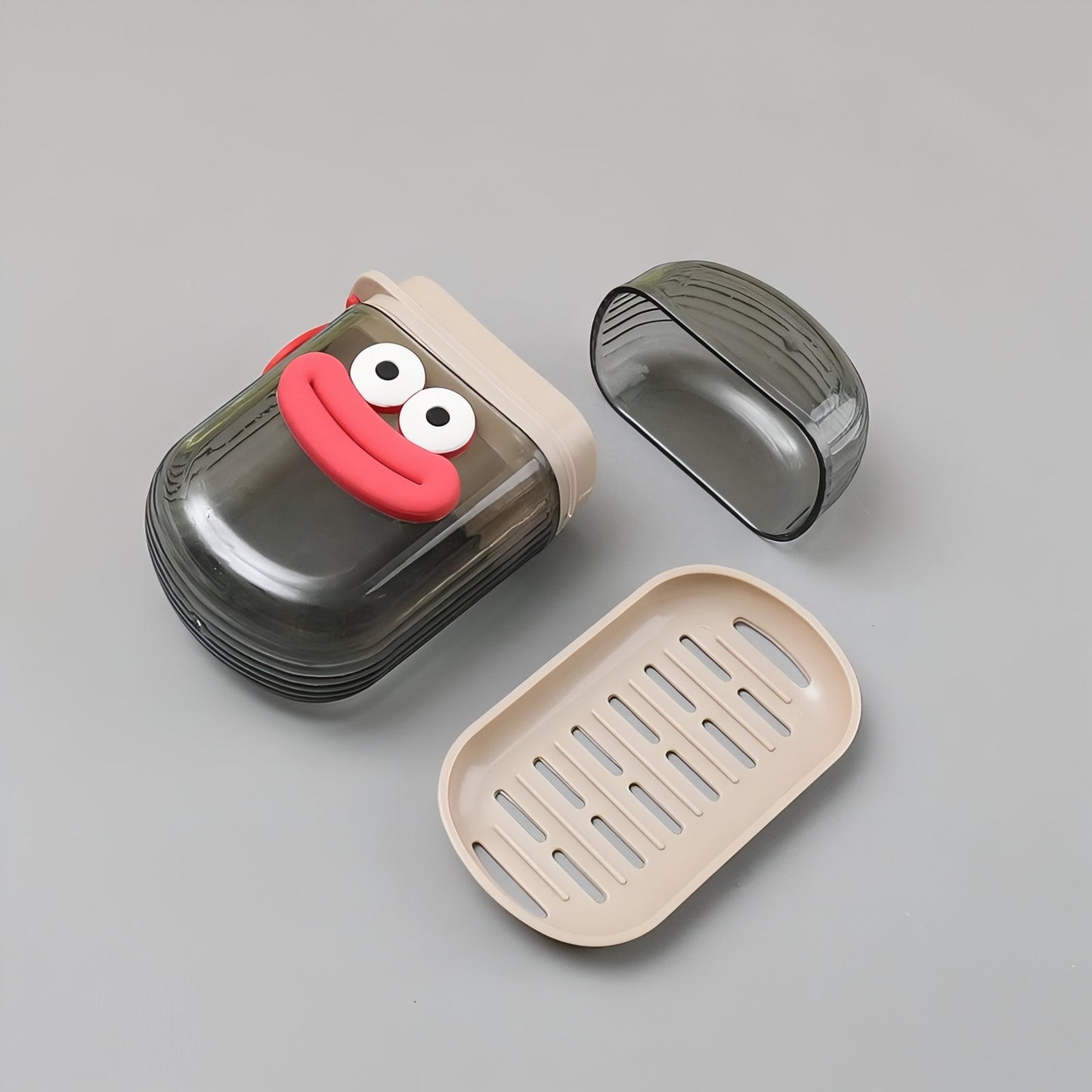 Boîte Porte-Savon Portable En Plastique Transparent