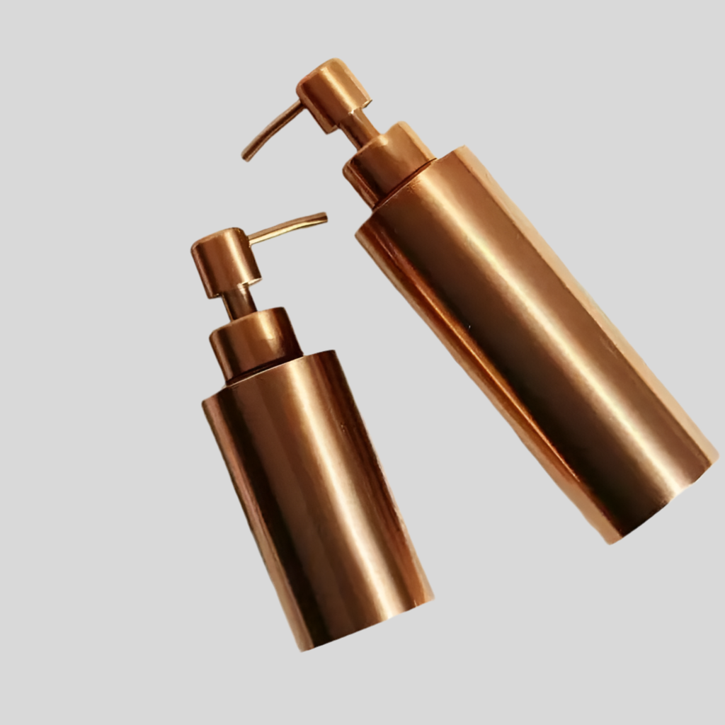 Distributeur De Savon Luxe En Métal Cuivré 250ml/350ml/550ml