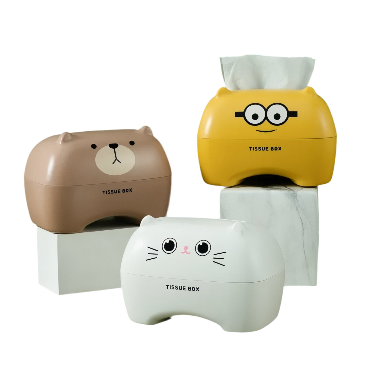 Boîte À Mouchoirs Animaux Avec Design Doux Et Mignon