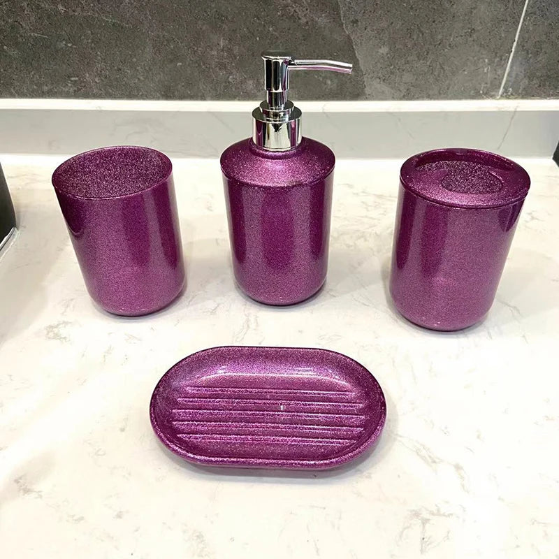 Kit Accessoires Salle de Bain 4 Eléments
