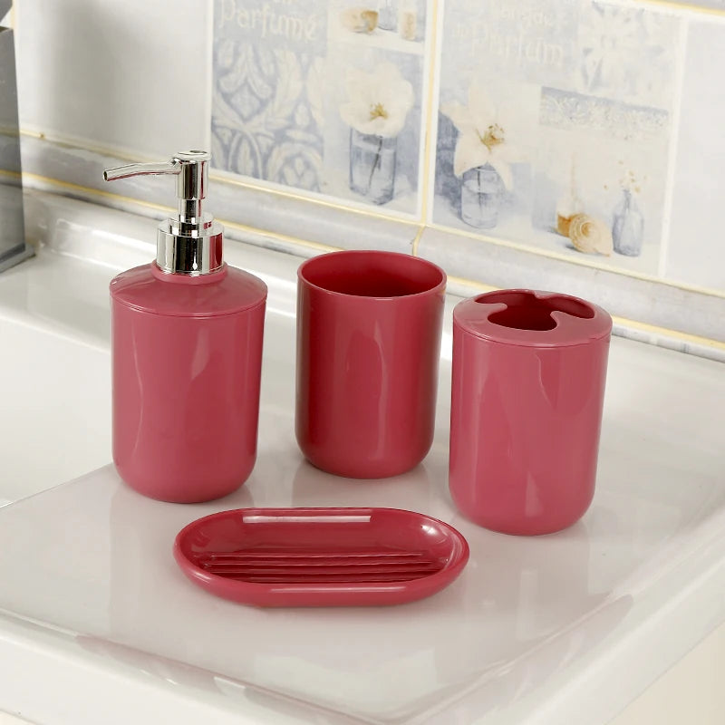 Kit Accessoires Salle de Bain en plastique