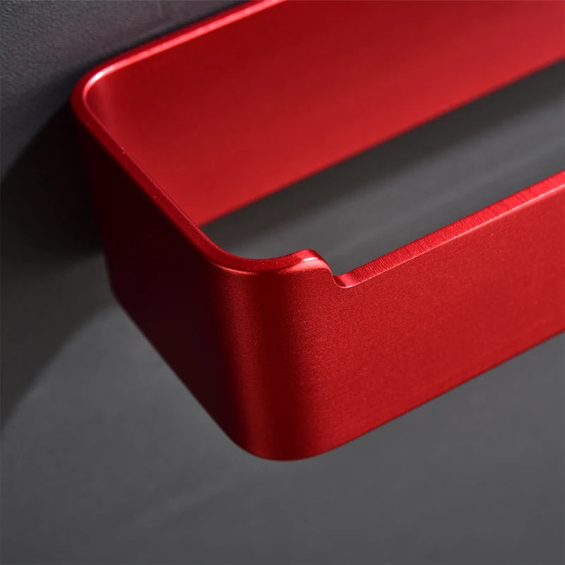 Porte Papier Toilette Rouge En Aluminium