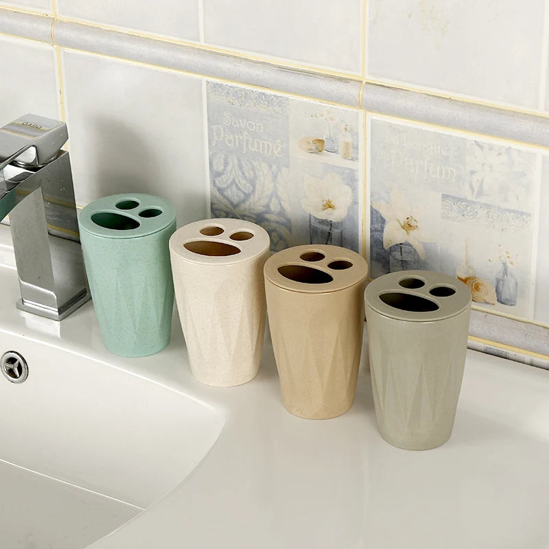 Kit Accessoires De Salle De Bain En Résine Écologique Design Minimaliste