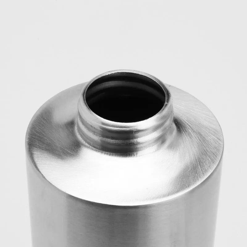 Distributeur De Savon Luxe En Métal Argenté 250ml/350ml/550ml