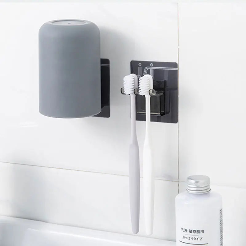 Porte-Brosse À Dents Mural Avec Gobelet Amovible