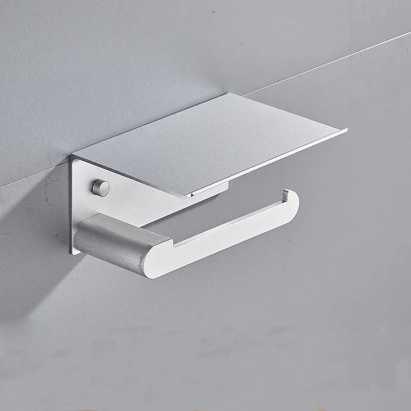 Porte Papier Toilette avec Étagère Design Moderne