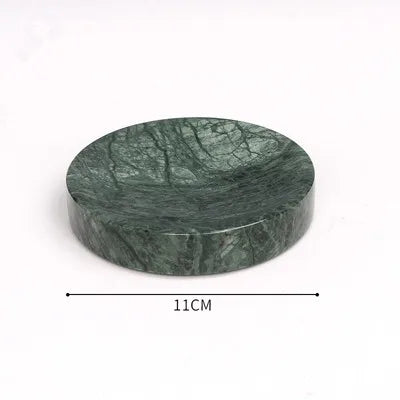 Kit Accessoires Salle de Bain en Marbre Vert
