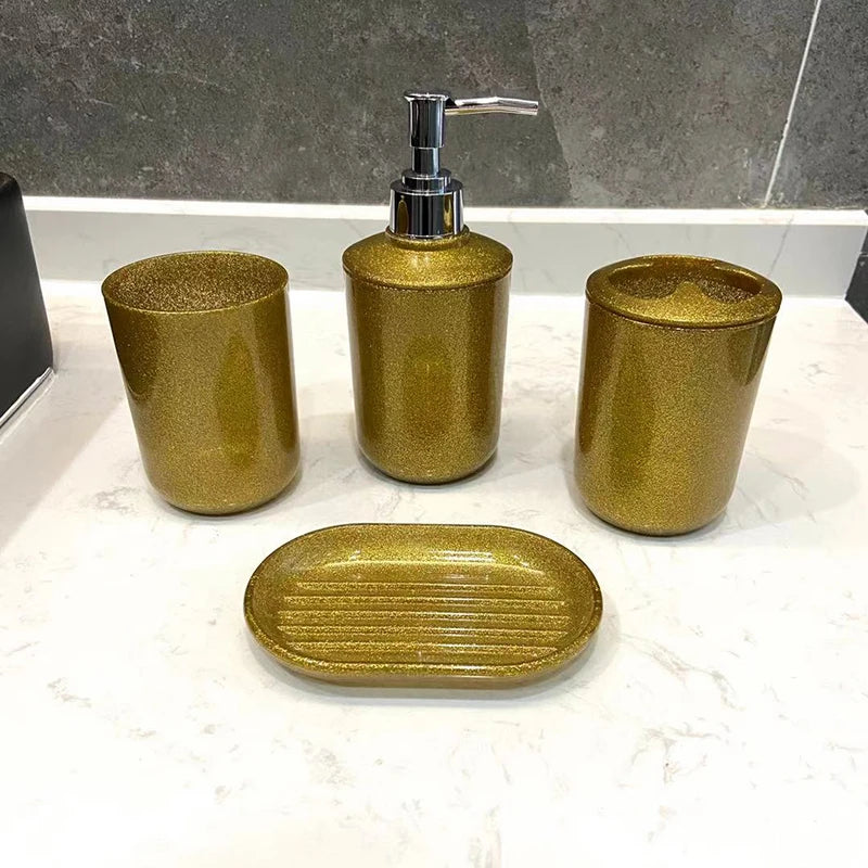 Kit Accessoires Salle de Bain 4 Eléments