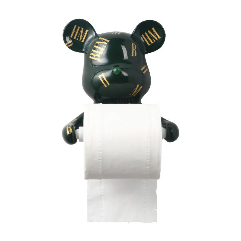 Porte Papier Toilette Original Ours Marron Design