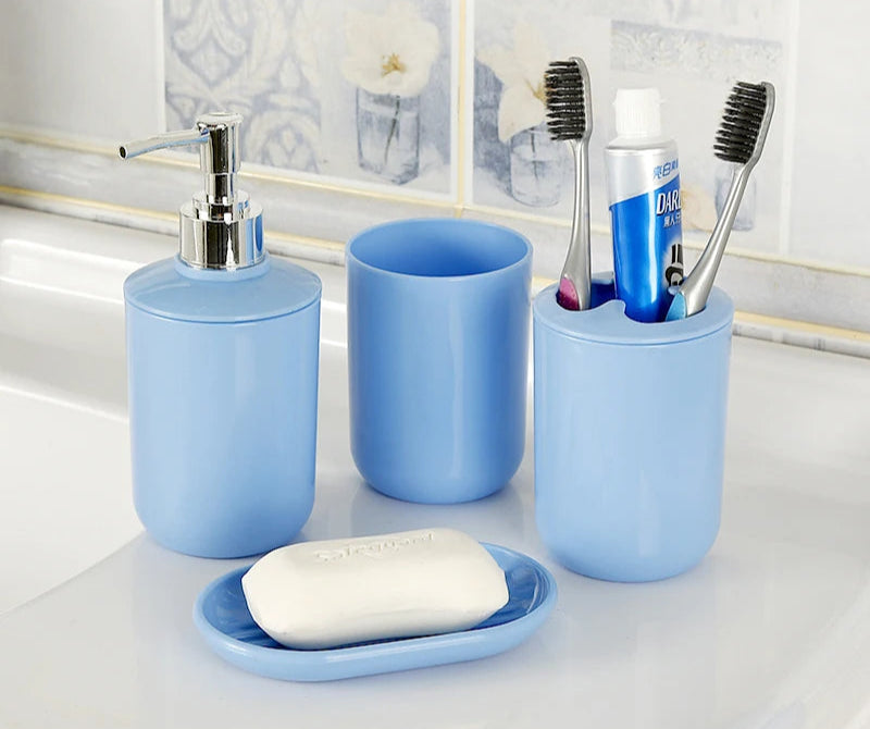 Kit Accessoires Salle de Bain en plastique