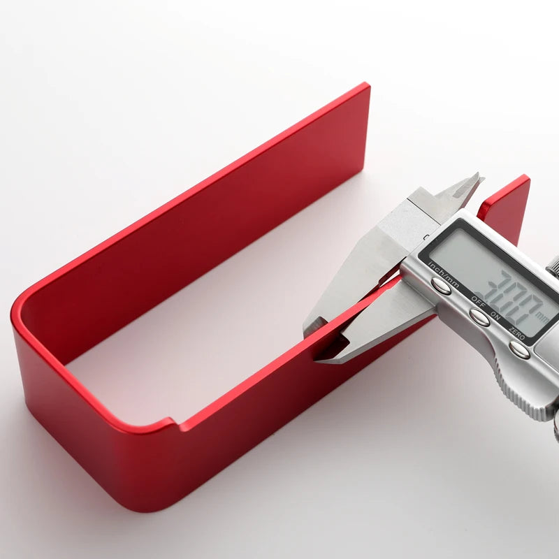 Porte Papier Toilette Rouge En Aluminium