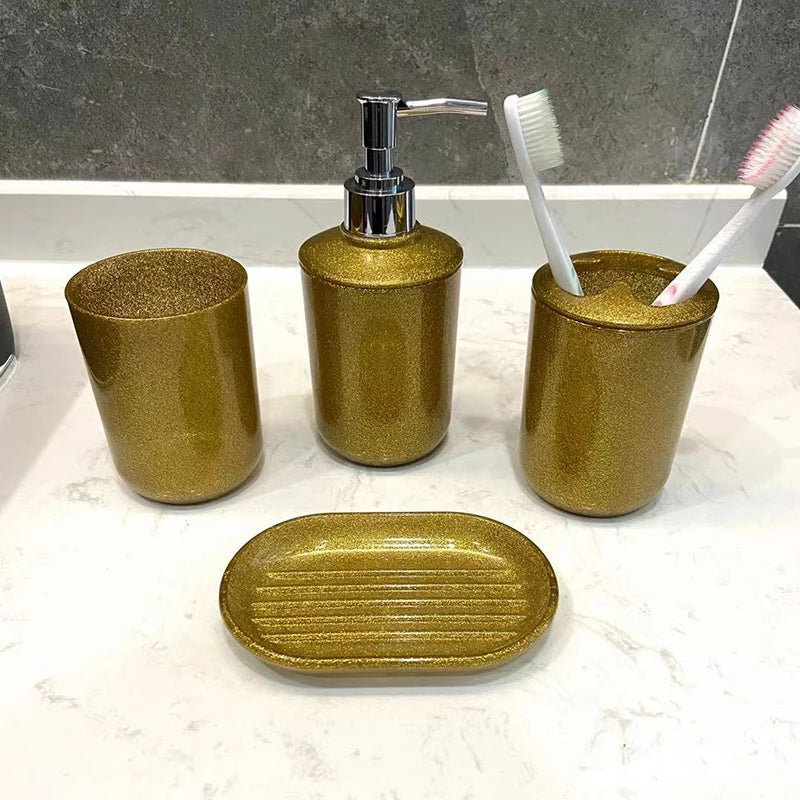 Kit Accessoires Salle de Bain 4 Eléments