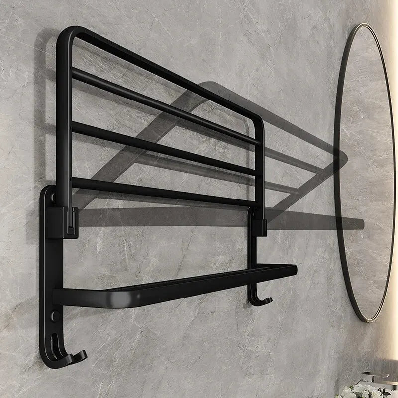 Porte-Serviettes Mural Rectangulaire Aluminum de 50 cm