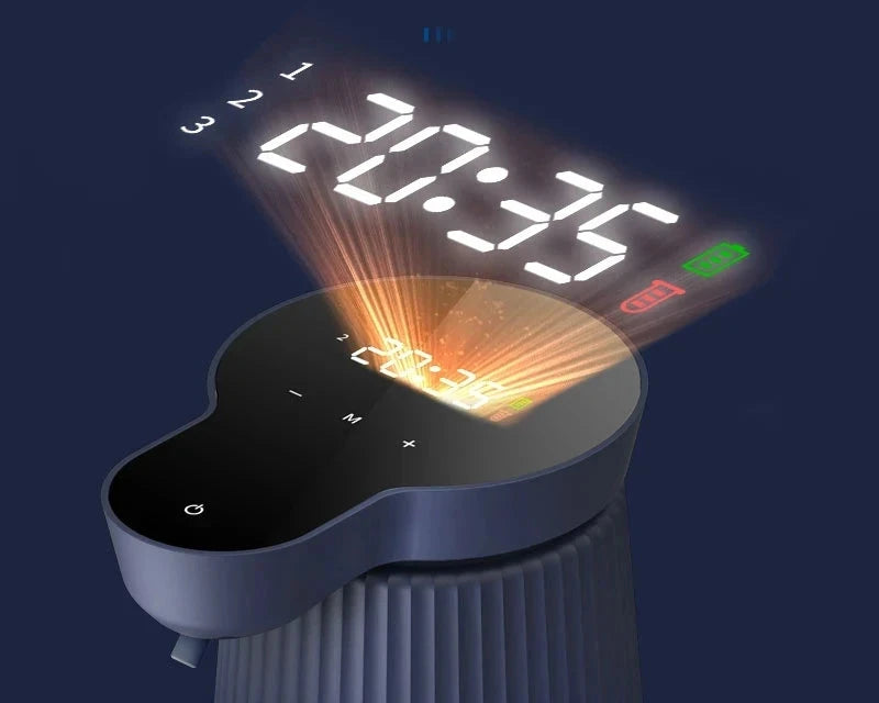 Distributeur De Savon Intelligent Bleu Avec Écran Tactile
