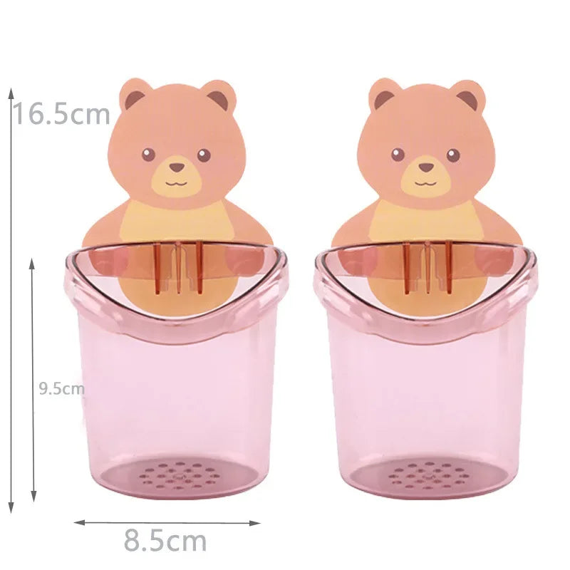 Porte-Brosse A Dents Pour Enfants Avec Motif Ourson